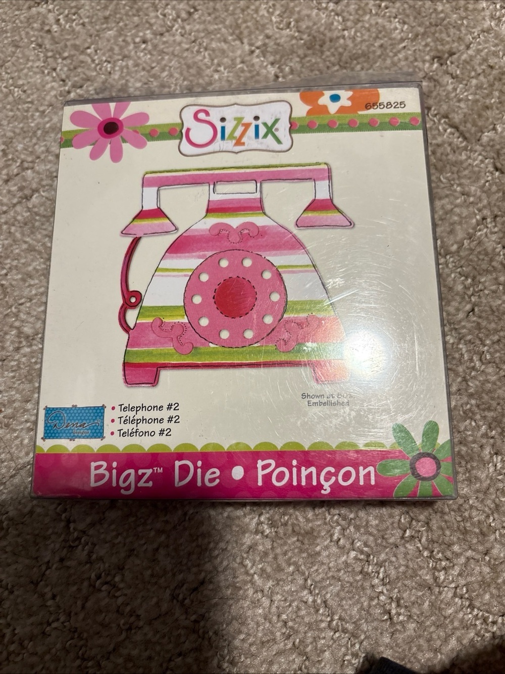Sizzix Bigz Die Telephone #2 #655825 By Dena Designs